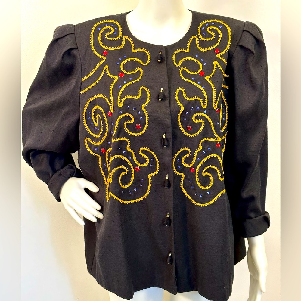 Vintage Dinner Jacket Top Size 20 (Runs Small)